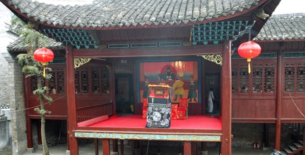 在古戏台演出资料图修改