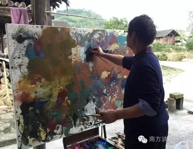 陈和西：邵阳绥宁插柳苗寨风景写生