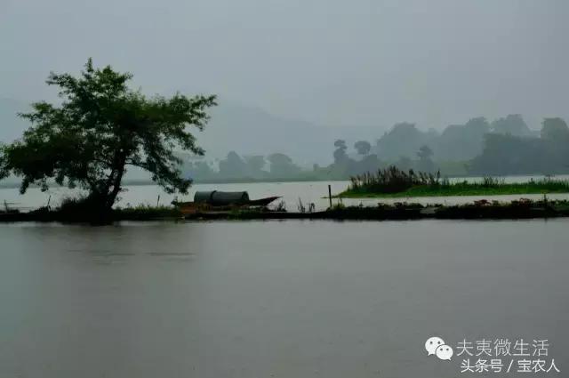 邵阳县天子湖，水墨画般的烟雨迷蒙