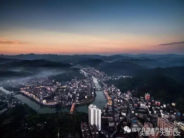 高空俯瞰绥宁县，竟然这么美！