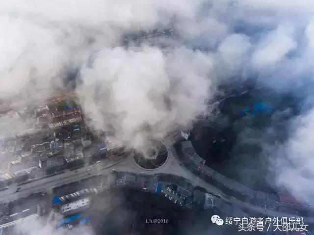 高空俯瞰绥宁县，竟然这么美！