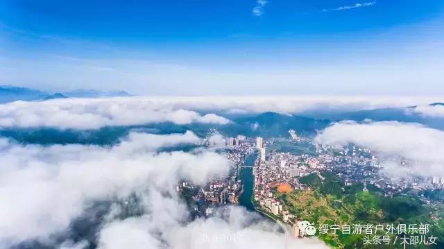 高空俯瞰绥宁县，竟然这么美！