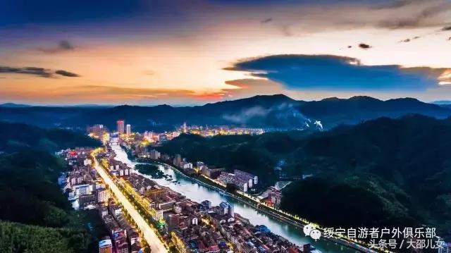 高空俯瞰绥宁县，竟然这么美！