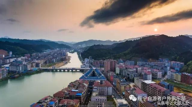 高空俯瞰绥宁县，竟然这么美！