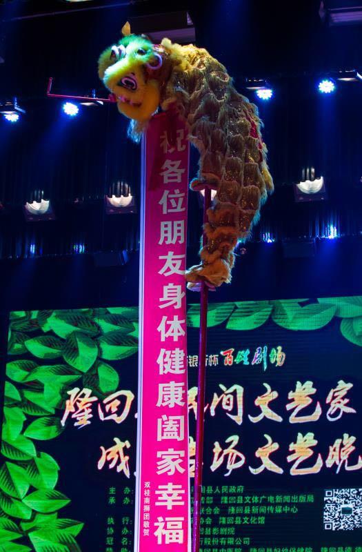 隆回县民间文艺家协会成立专场文艺晚会受到观众好评