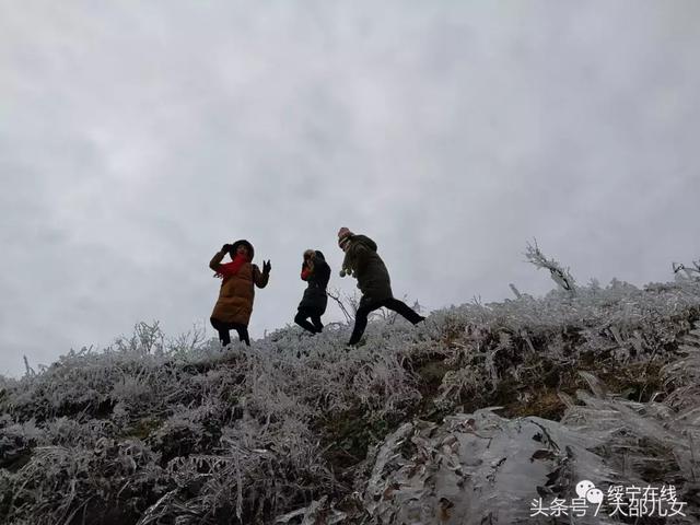 冬天来邵阳看雾凇
