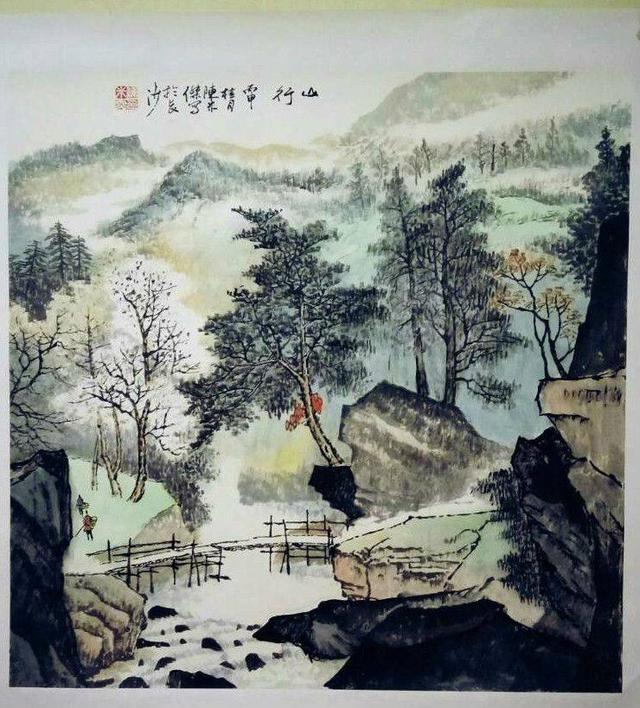 山水画家陈米杰的作品赏析
