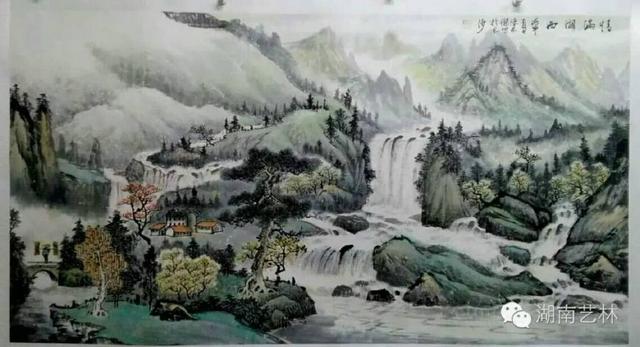 山水画家陈米杰的作品赏析
