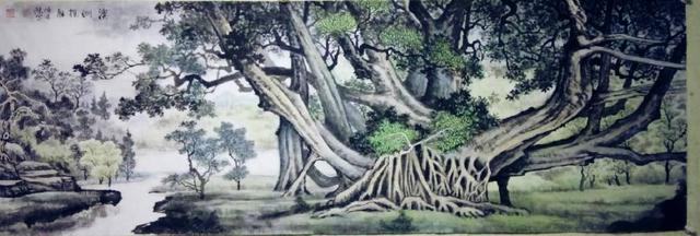 山水画家陈米杰的作品赏析