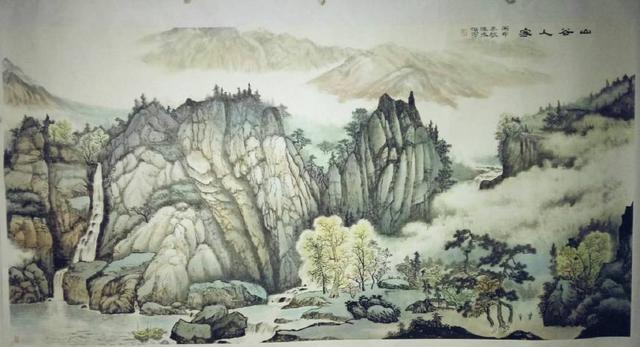 山水画家陈米杰的作品赏析