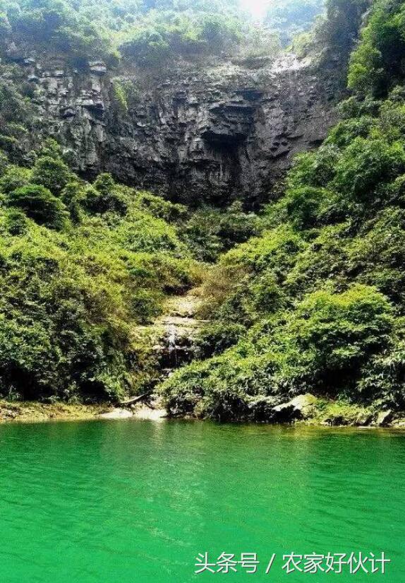 壹品洞口：洞口半江美景 半江清澈半江浊